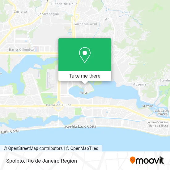 Spoleto map