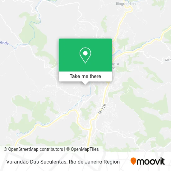 Varandão Das Suculentas map
