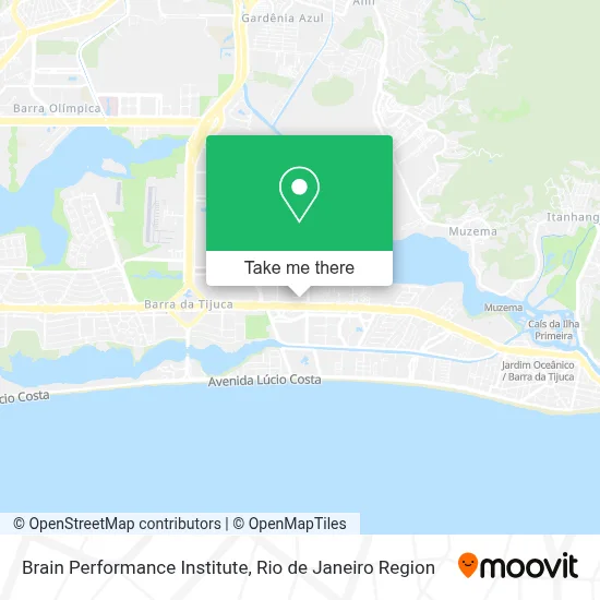 Brain Performance Institute map