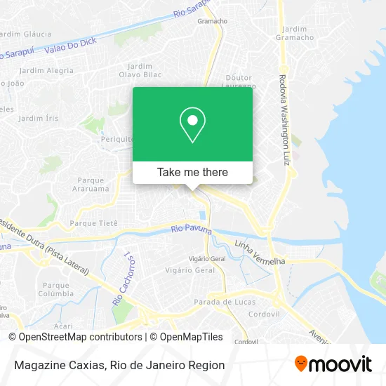 Magazine Caxias map