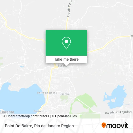 Point Do Bairro map