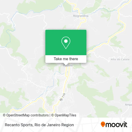 Recanto Sports map