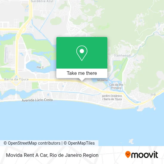 Movida Rent A Car map
