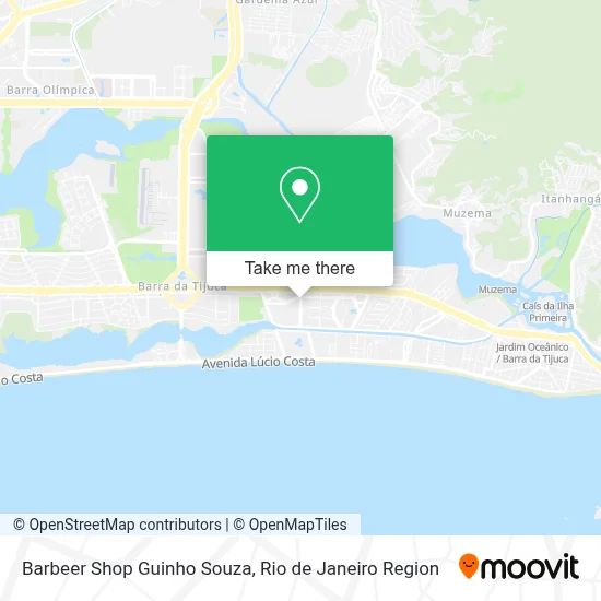 Barbeer Shop Guinho Souza map