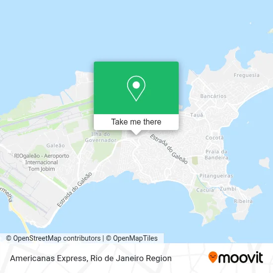 Americanas Express map