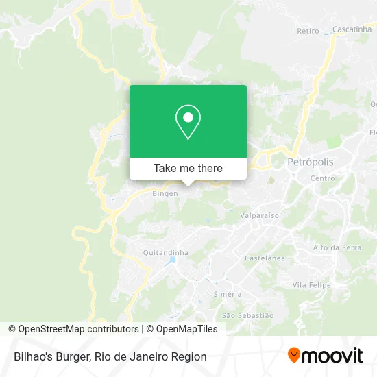 Bilhao's Burger map