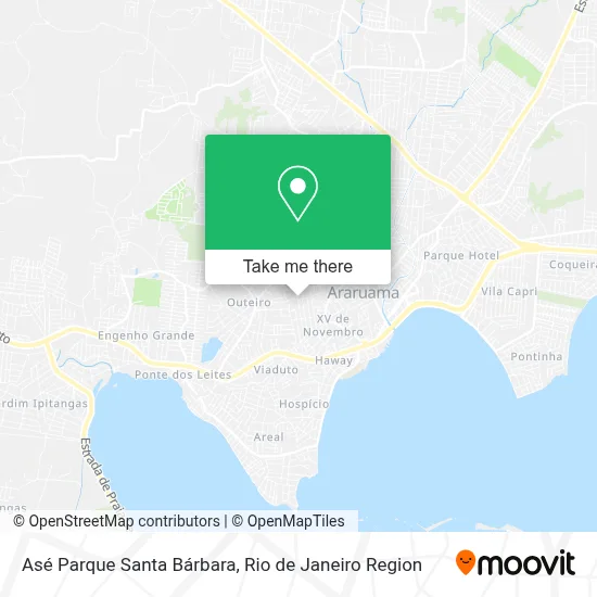 Asé Parque Santa Bárbara map