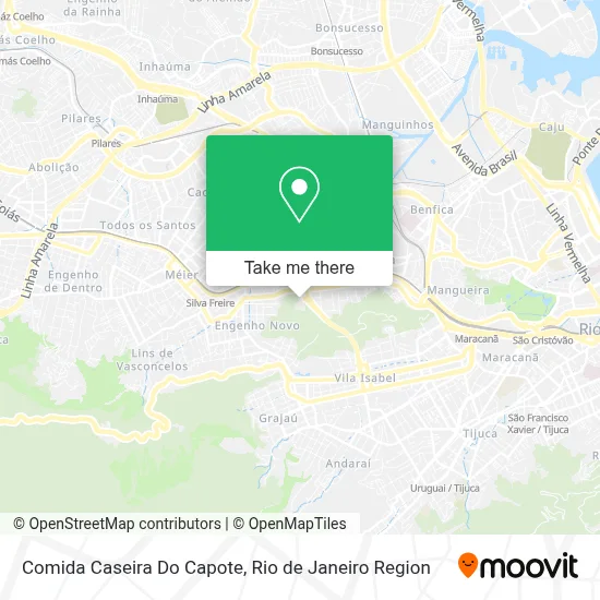 Comida Caseira Do Capote map