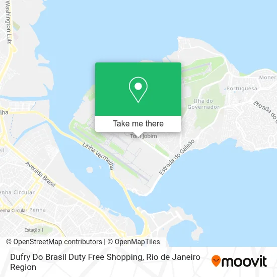 Dufry Do Brasil Duty Free Shopping map