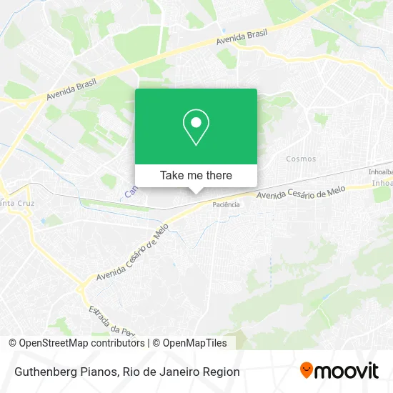 Guthenberg Pianos map