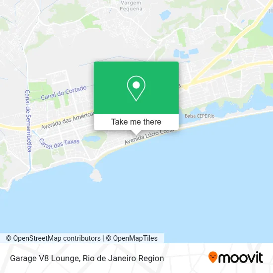 Garage V8 Lounge map