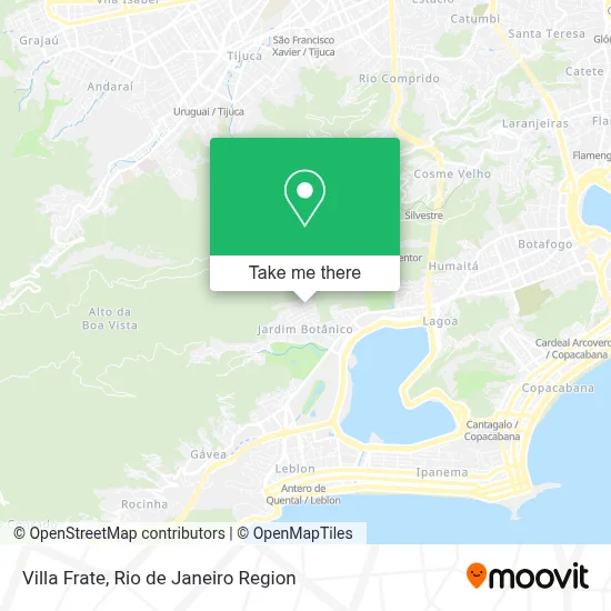 Villa Frate map
