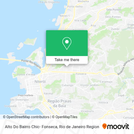 Alto Do Bairro Chic- Fonseca map