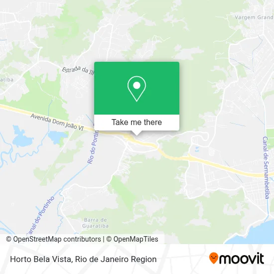 Horto Bela Vista map