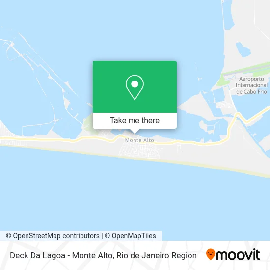 Deck Da Lagoa - Monte Alto map