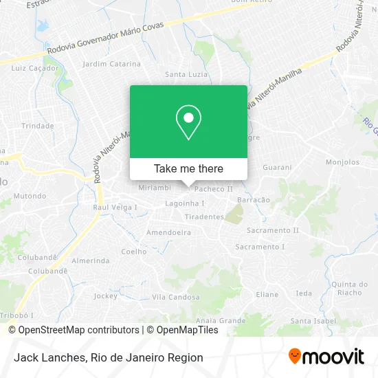Jack Lanches map