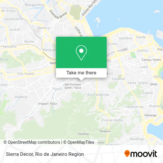 Sierra Decor map