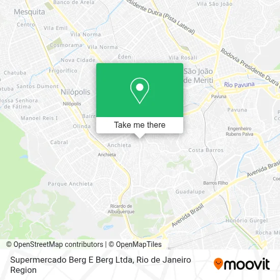Supermercado Berg E Berg Ltda map