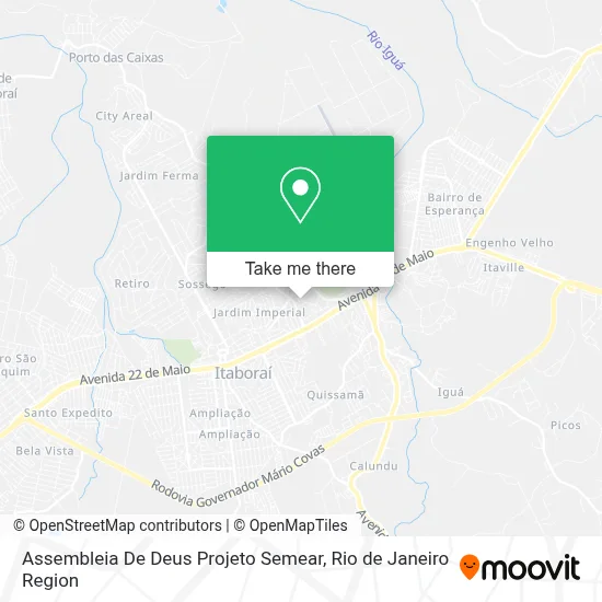 Assembleia De Deus Projeto Semear map