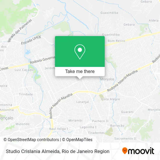 Studio Crislania Almeida map