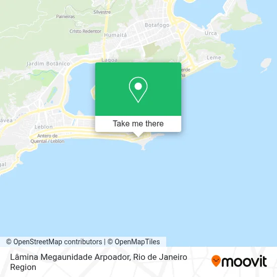 Lâmina Megaunidade Arpoador map