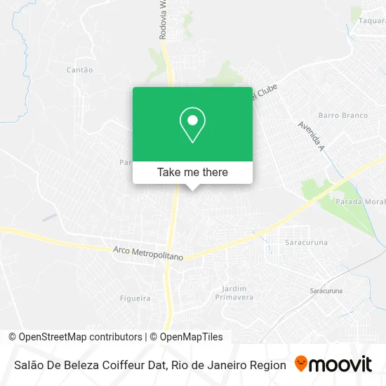 Salão De Beleza Coiffeur Dat map