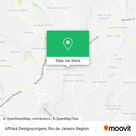 Affriká Designyorigem map