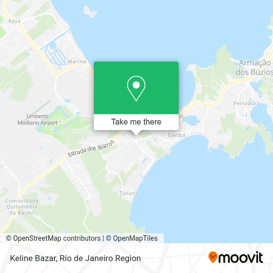 Keline Bazar map