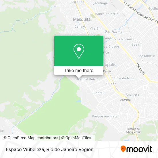 Espaço Viubeleza map