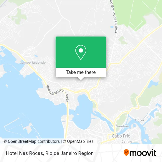 Hotel Nas Rocas map