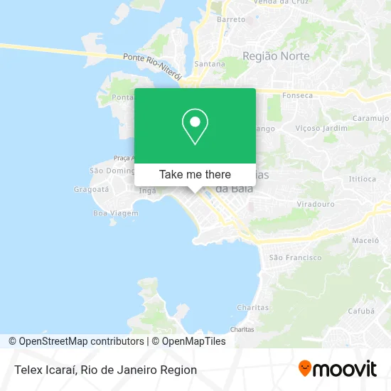 Telex Icaraí map