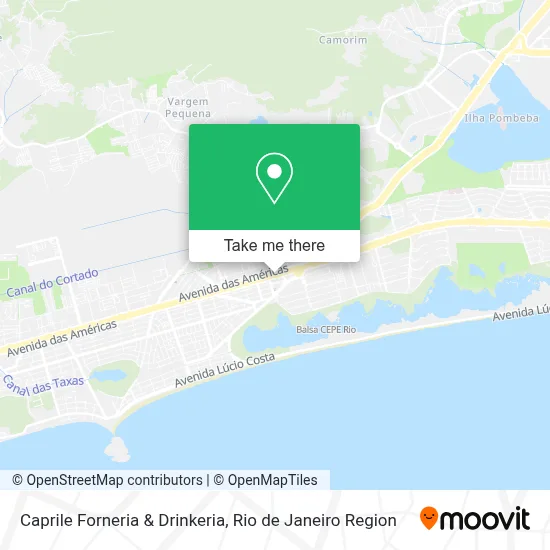 Caprile Forneria & Drinkeria map