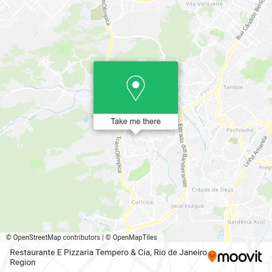 Restaurante E Pizzaria Tempero & Cia map