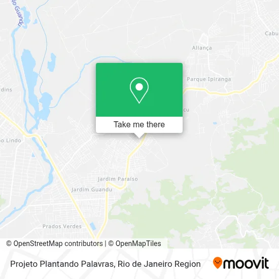 Projeto Plantando Palavras map