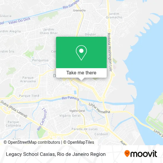 Legacy School Caxias map