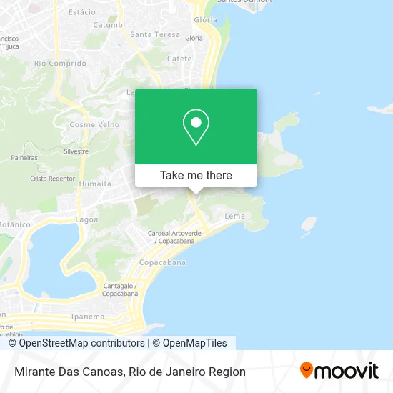 Mirante Das Canoas map