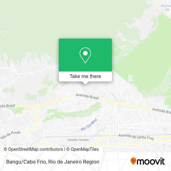 Bangu/Cabo Frio map