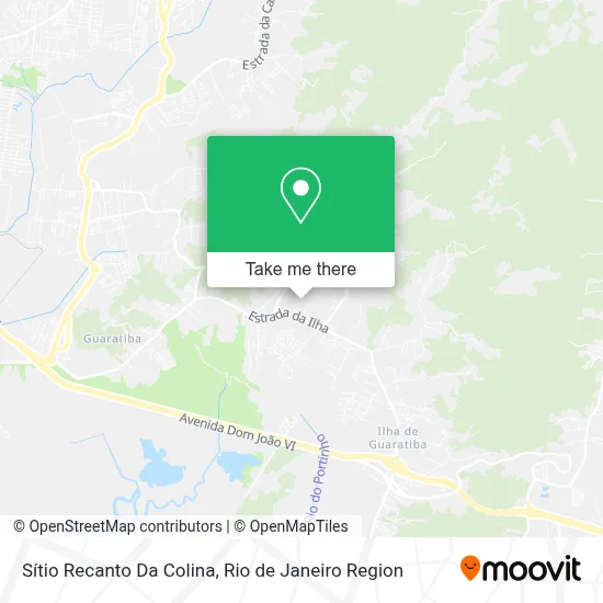 Sítio Recanto Da Colina map