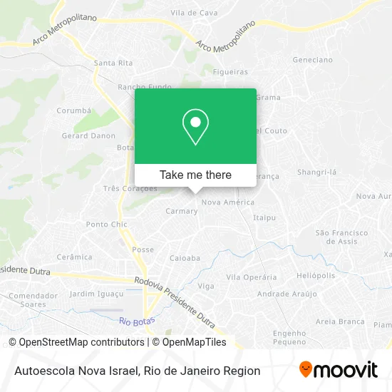Autoescola Nova Israel map