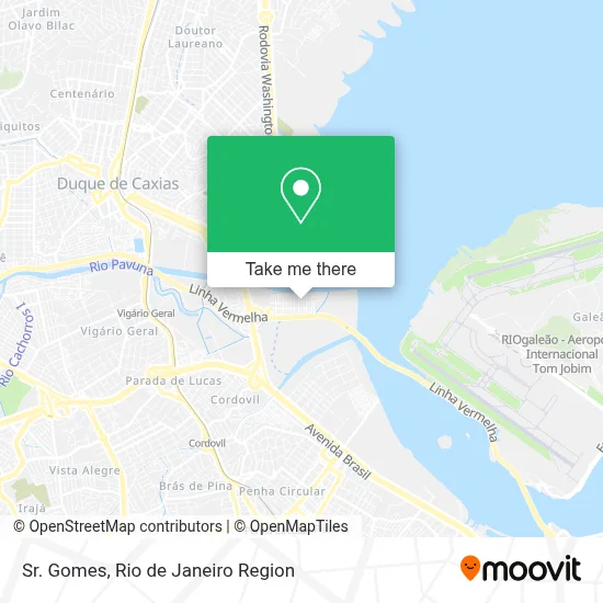 Sr. Gomes map