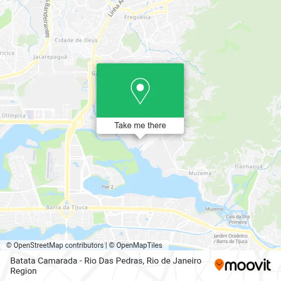 Batata Camarada - Rio Das Pedras map
