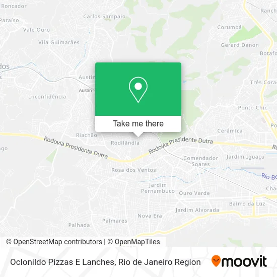 Oclonildo Pizzas E Lanches map