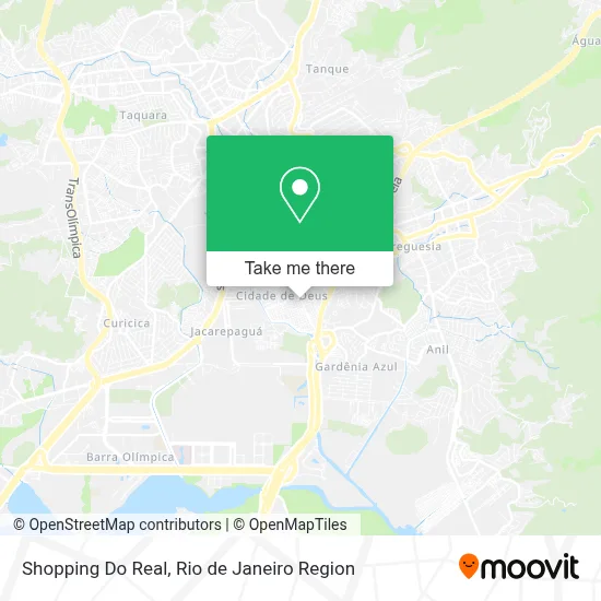 Shopping Do Real map