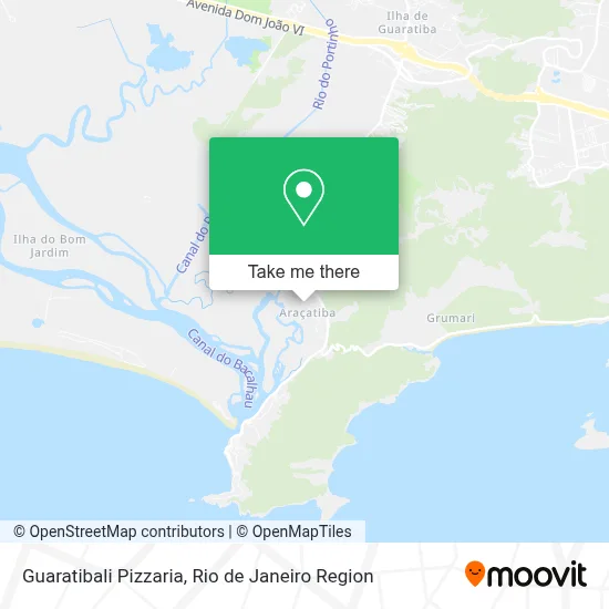 Guaratibali Pizzaria map