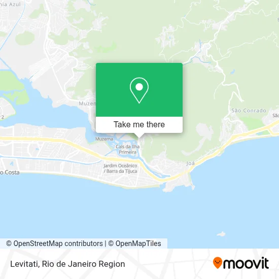 Levitati map