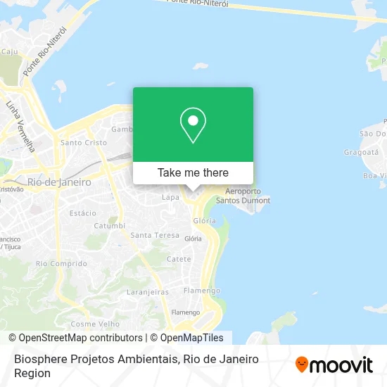 Biosphere Projetos Ambientais map