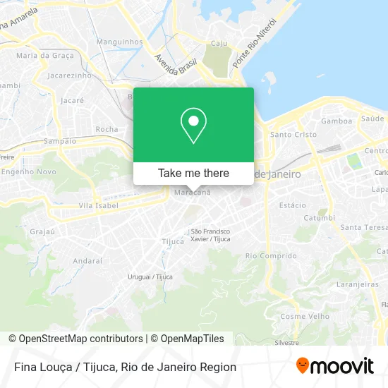 Fina Louça / Tijuca map