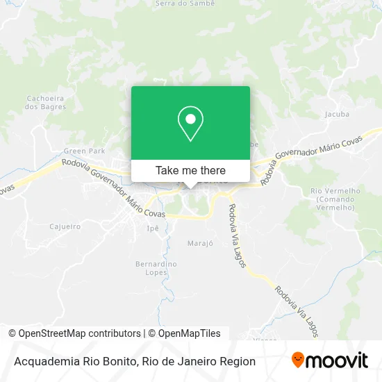 Acquademia Rio Bonito map