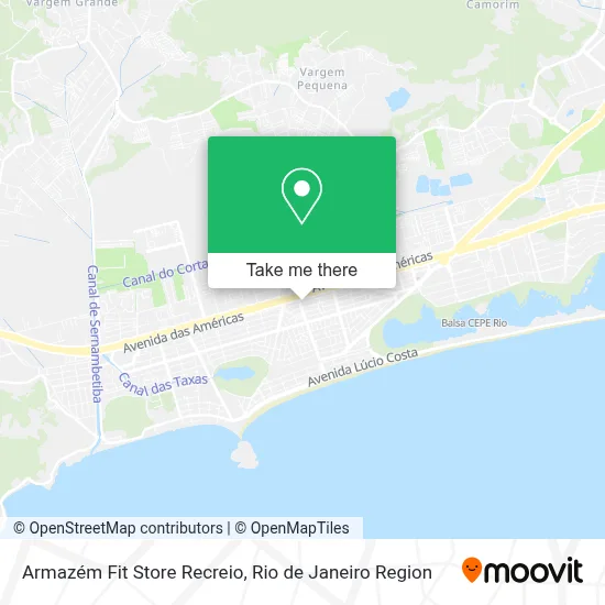 Armazém Fit Store Recreio map