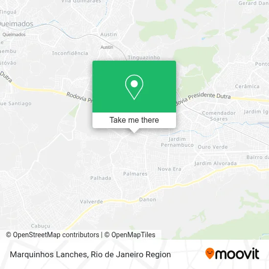Marquinhos Lanches map